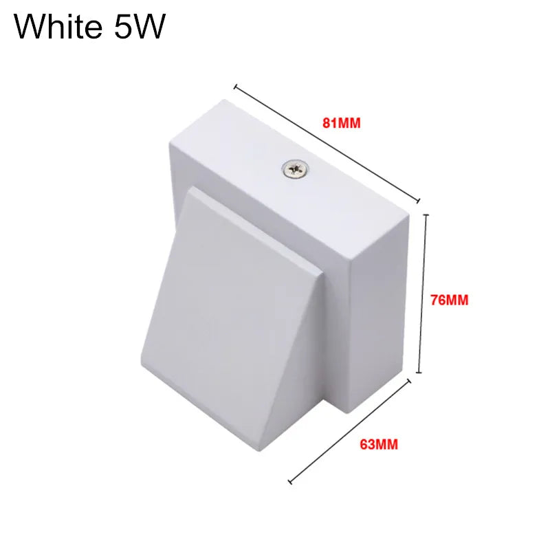 Modern Aluminum LED Outdoor Wall Sconce for Garden and Patio Lighting