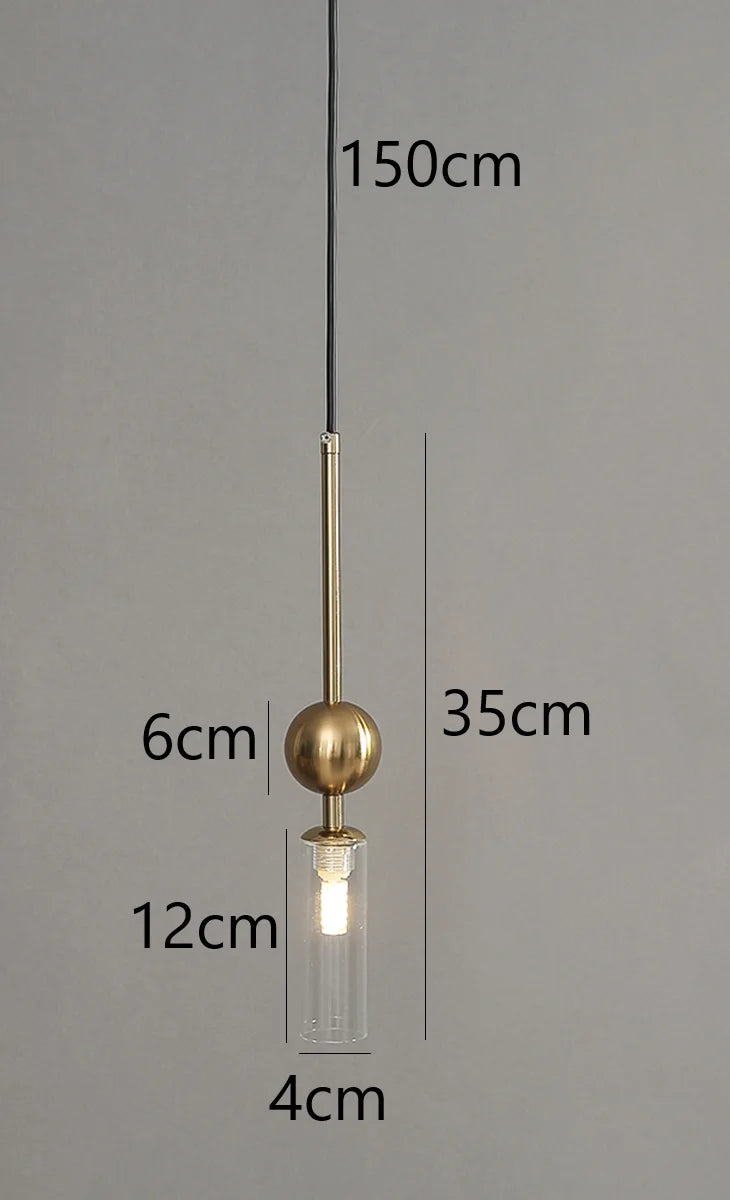 Nordic Luxury Gold Iron Pendant Light for Modern Dining and Bedrooms