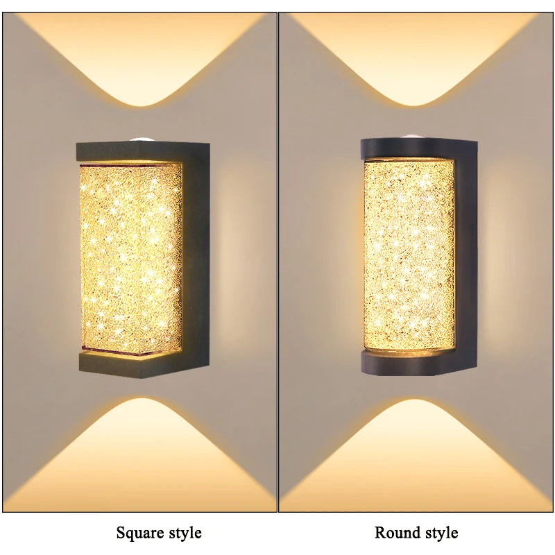 Modern LED Crystal Wall Light for Premium Bedroom and Living Room Interiors