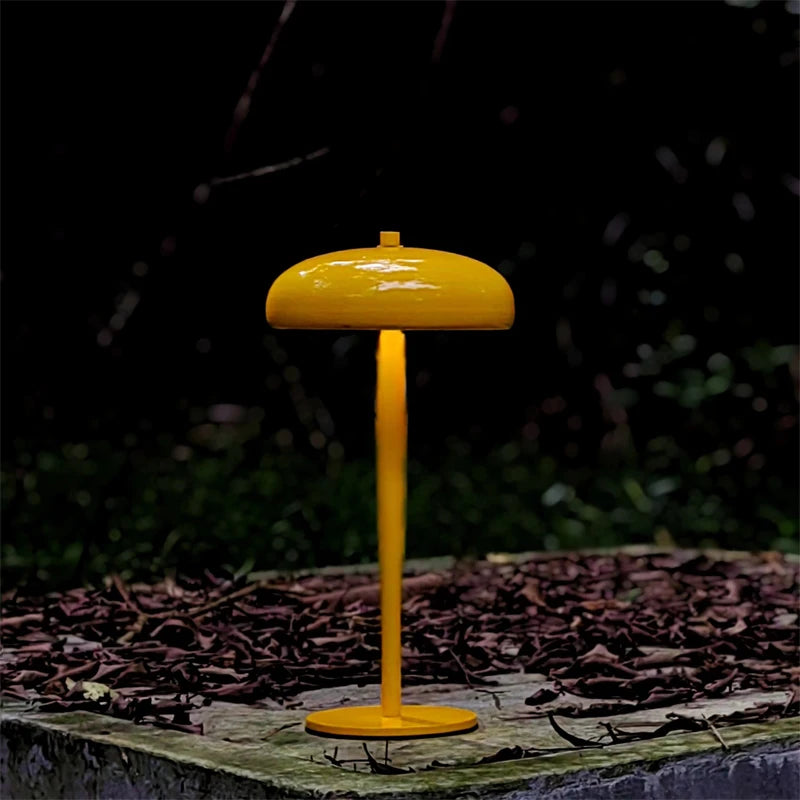 Nordic Rechargeable LED Touch Table Lamp for Bedside and Cafe Decor