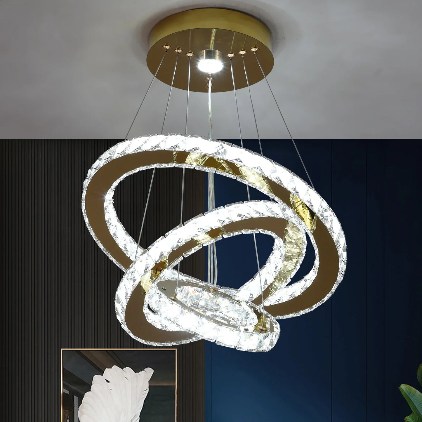 French Luxury Crystal Chandelier for Elegant Living Rooms and Dining Spaces