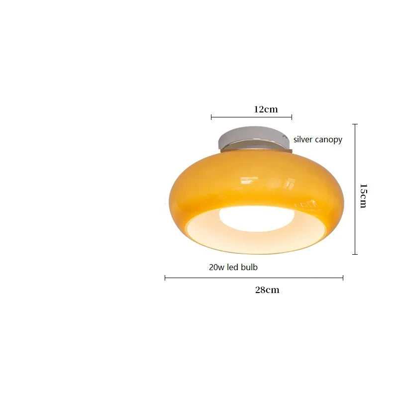 Modern Nordic Glass Pendant Light for Bedroom and Living Room