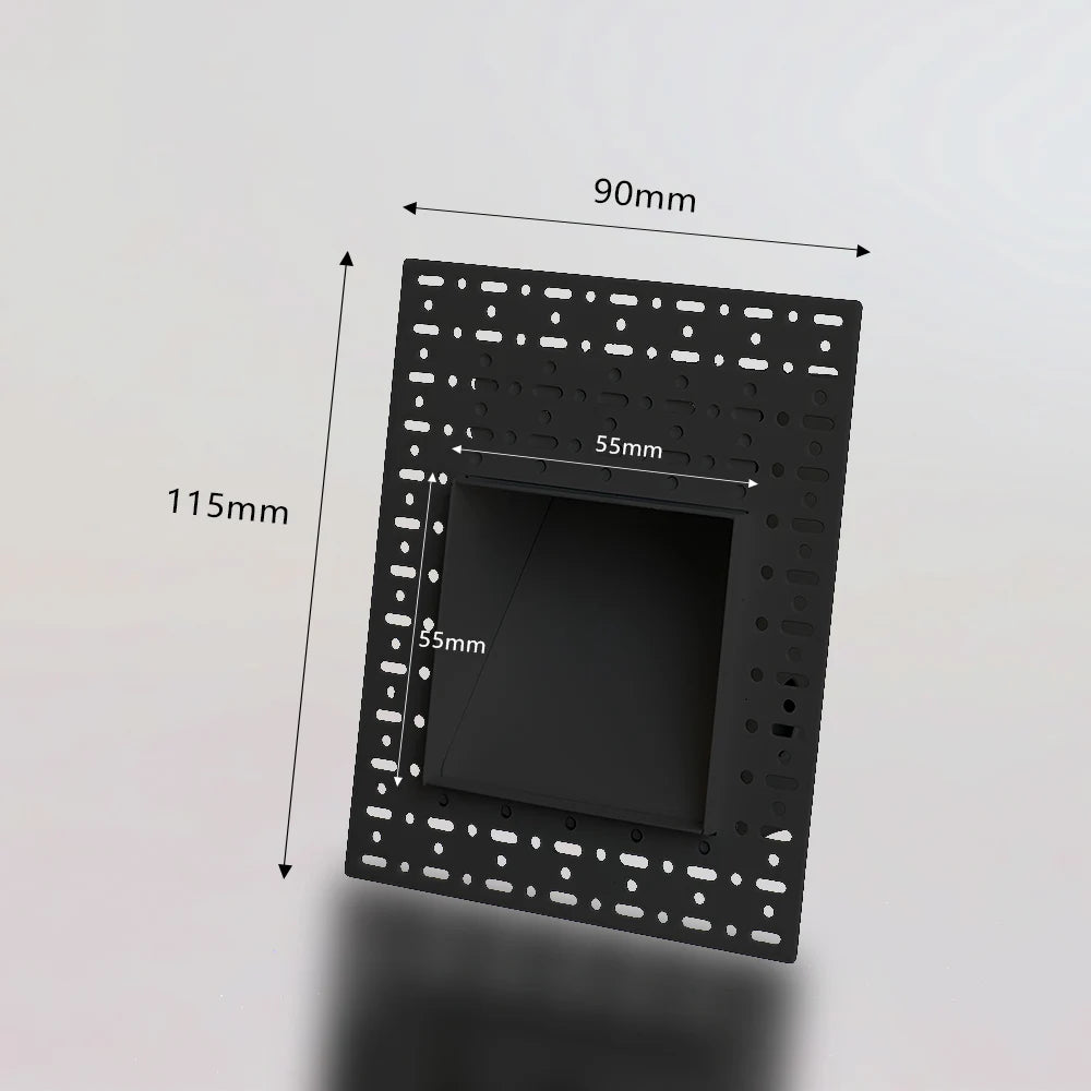 Motion Sensor Recessed Wall Light for Modern Staircases and Hallways