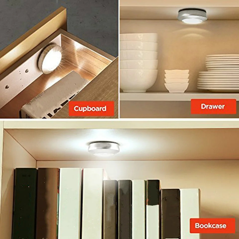 Wireless LED Motion Sensor Cabinet Light for Kitchen and Wardrobe