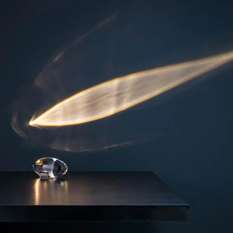 Italian Designer Crystal Table Lamp for Modern Living Room and Bedroom