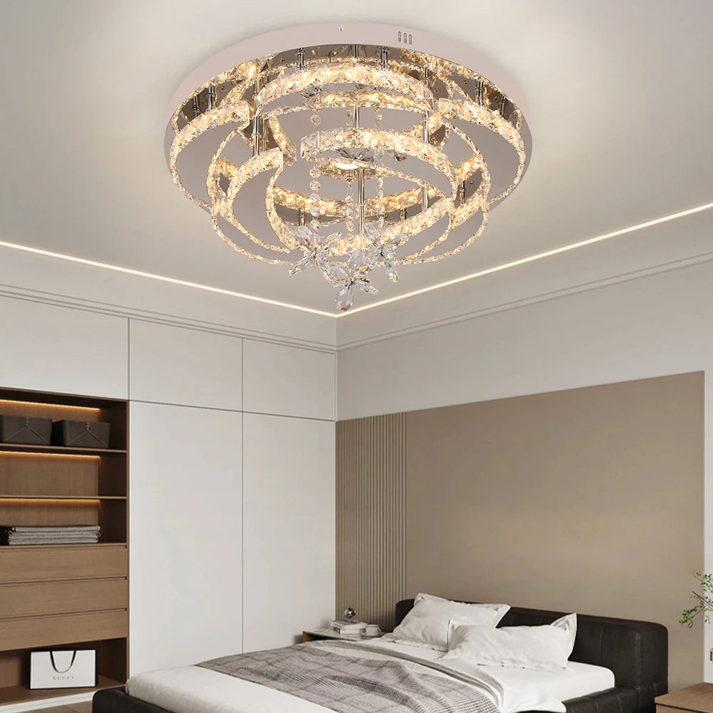 Luxury K9 Crystal Chandelier for Modern Dining Rooms and Living Spaces
