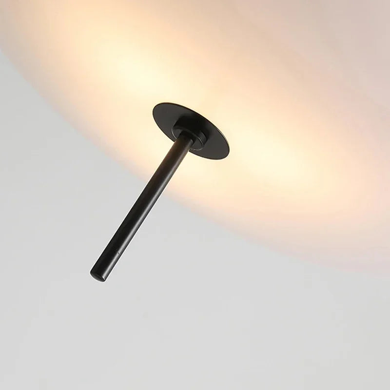 Modern Nordic Saucer Pendant Light for Minimalist Living Rooms and Cafes