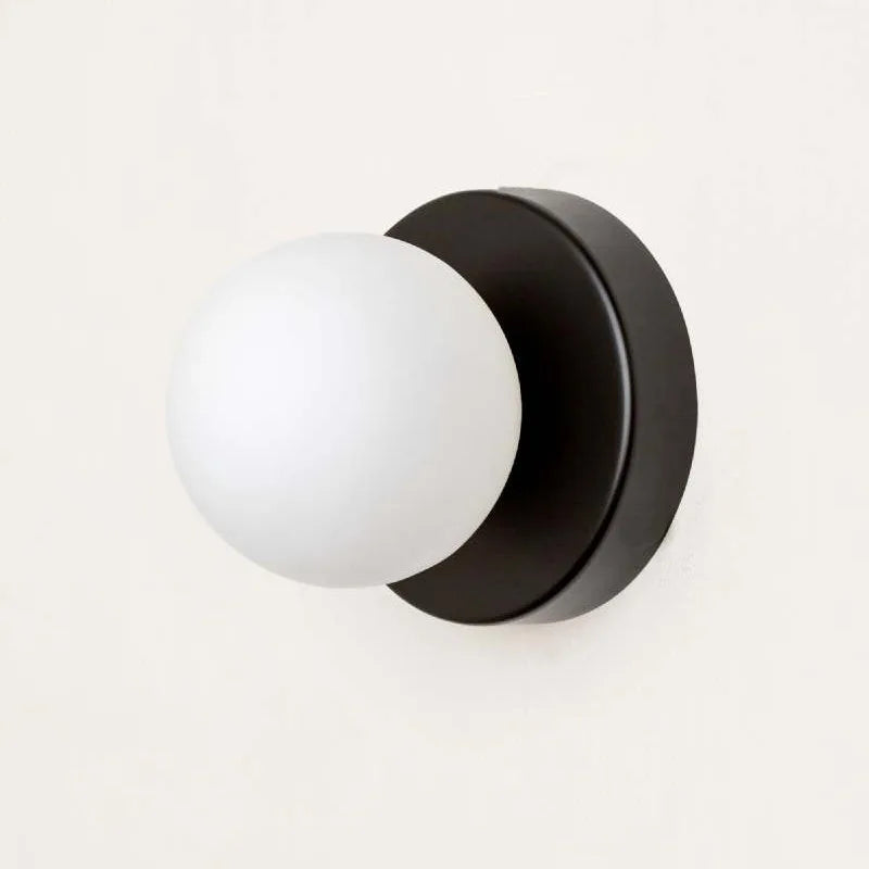 Modern Glass Sconce for Bedroom Bedside and Hallway Accent Lighting