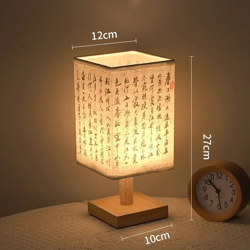 Modern Fabric Table Lamp for Bedroom and Hotel Bedside Ambiance