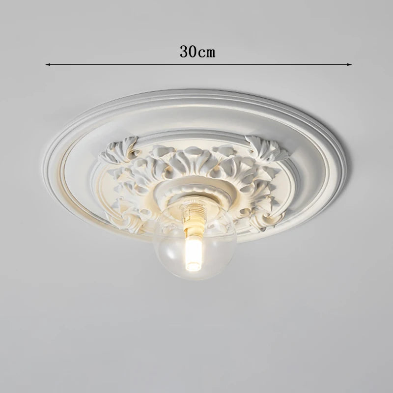 Vintage French Inspired Ceiling Light for Hallway and Living Room Elegance