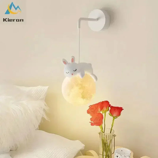 Nordic Moon LED Chandelier for Living Rooms and Modern Bedrooms