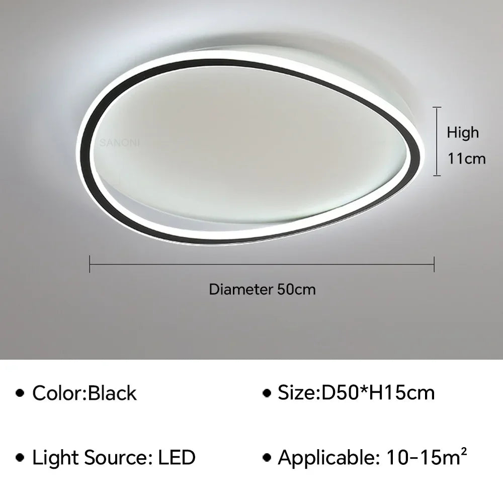 Modern LED Ceiling Chandelier for Living Rooms and Dining Spaces
