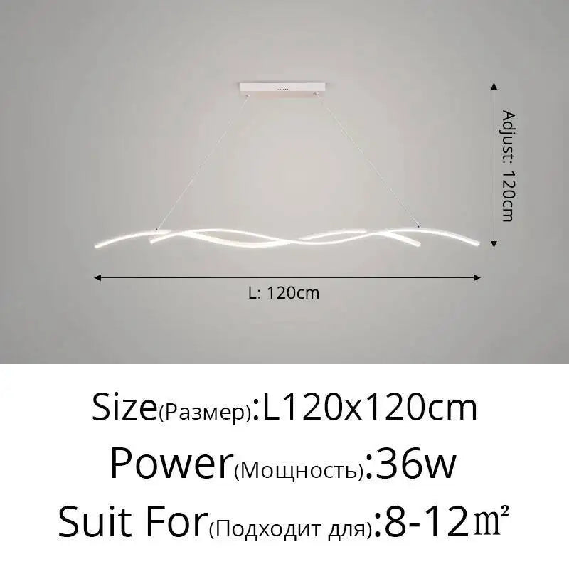 Modern Minimalist LED Pendant Light for Contemporary Restaurants and Hotels