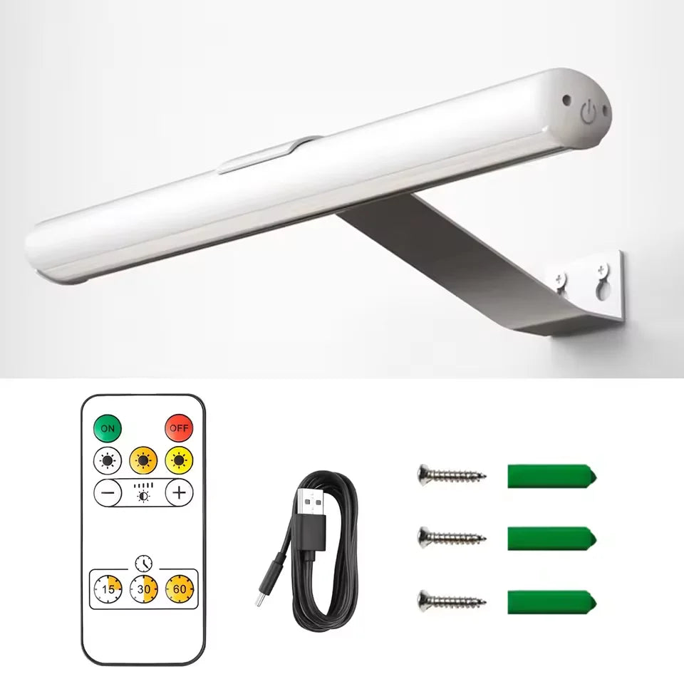 Rechargeable Wireless Picture Light with Remote for Art Display and Gallery Walls