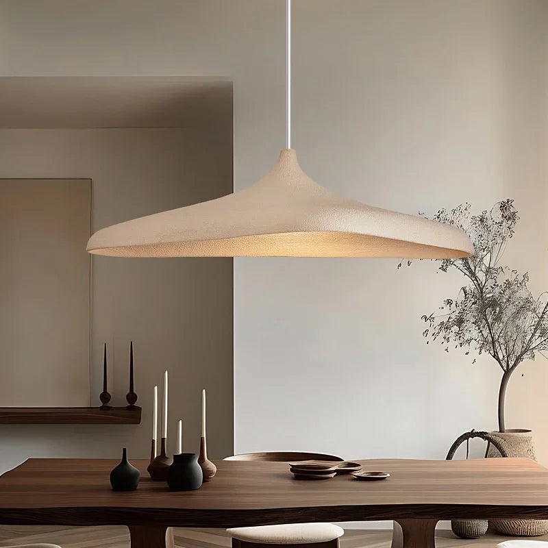 Wabi Sabi Pendant Light for Minimalist Living and Dining Room Decor