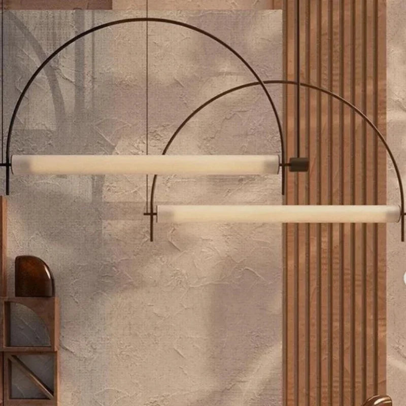 Minimalist LED Pendant Chandelier for Modern Living Rooms and Offices