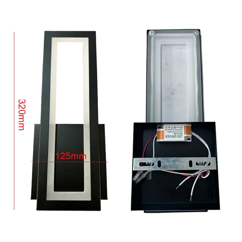 Minimalist LED Wall Sconce for Modern Bedroom and Hallway Lighting