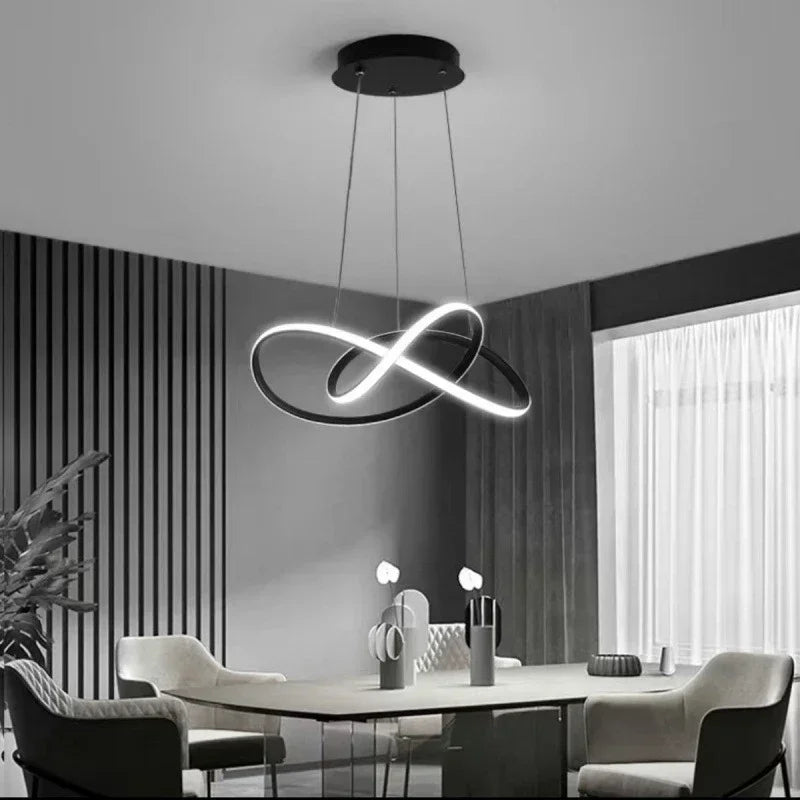 Modern LED Pendant Light for Dining Rooms and Hotel Interiors