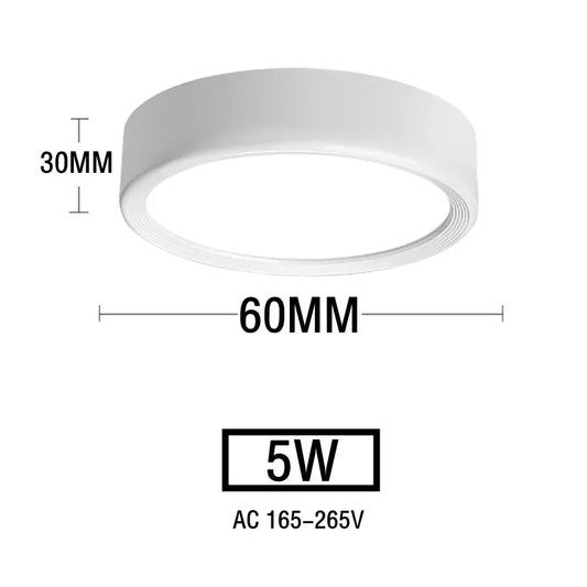 Modern Nordic Surface Mounted LED Spotlight for Residential and Commercial Lighting