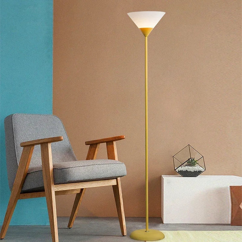 Modern LED Floor Lamp for Living Room and Study Interior Lighting
