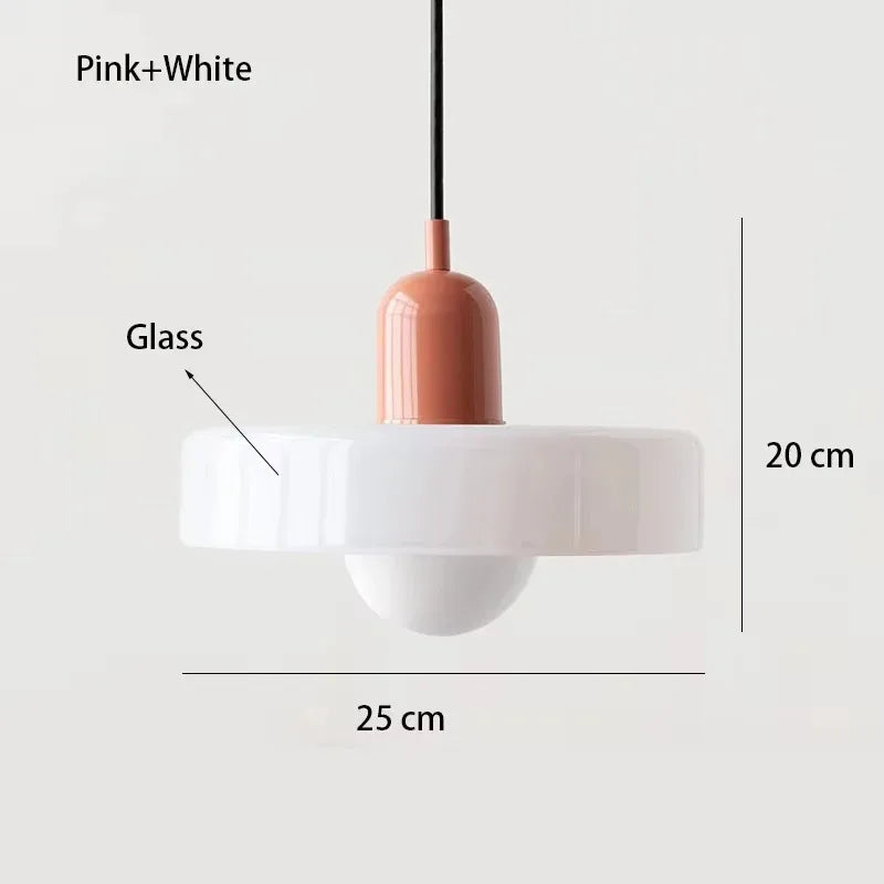 Nordic Glass Pendant Light for Modern Dining Room and Kitchen Lighting