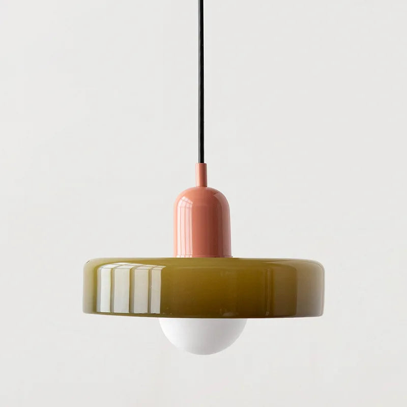 Bauhaus Glass Pendant Chandelier for Stylish Dining Rooms and Cafes
