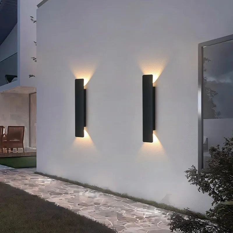 Modern LED Strip Wall Light for Exterior and Bedroom Interiors