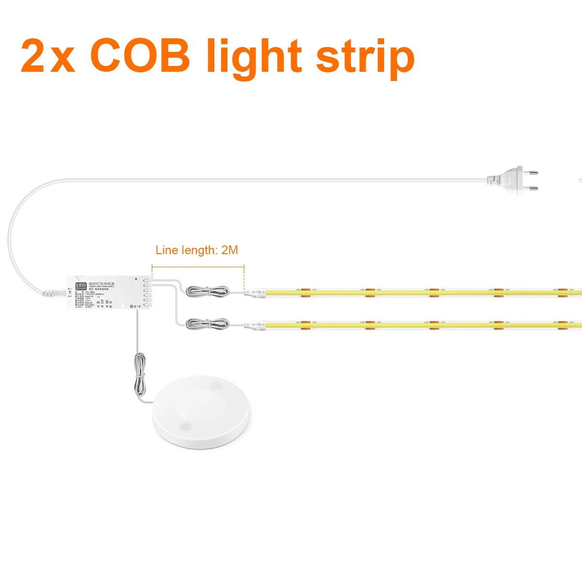 Dimmable LED Wall Accent Light for Modern Shelving and Bedrooms