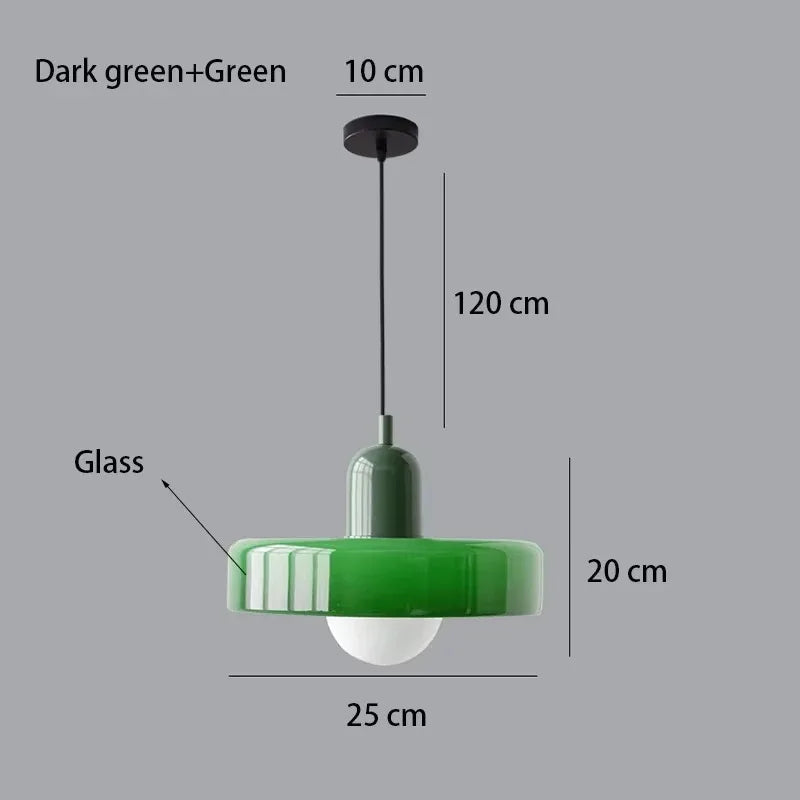Nordic Glass Pendant Light for Modern Dining Room and Kitchen Lighting