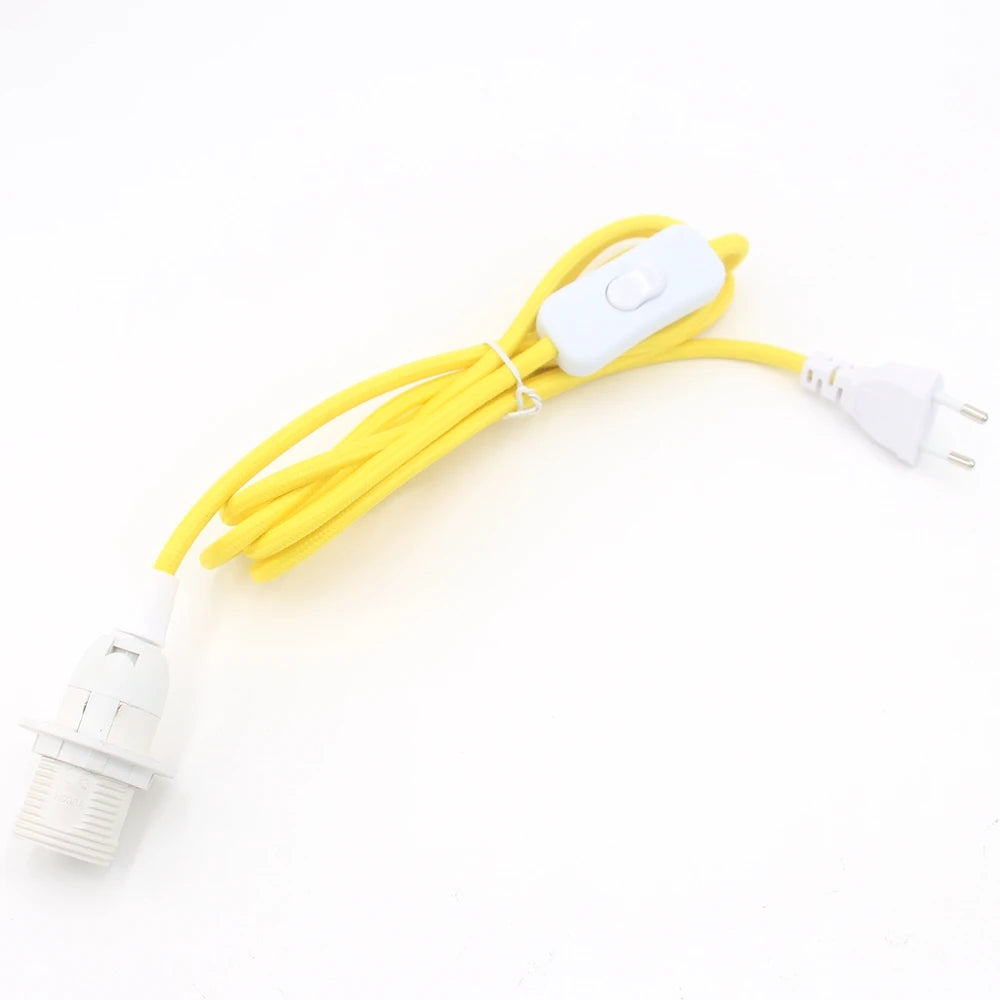 Adjustable Pendant Light Cord with Switch for Bedroom and Home Lighting