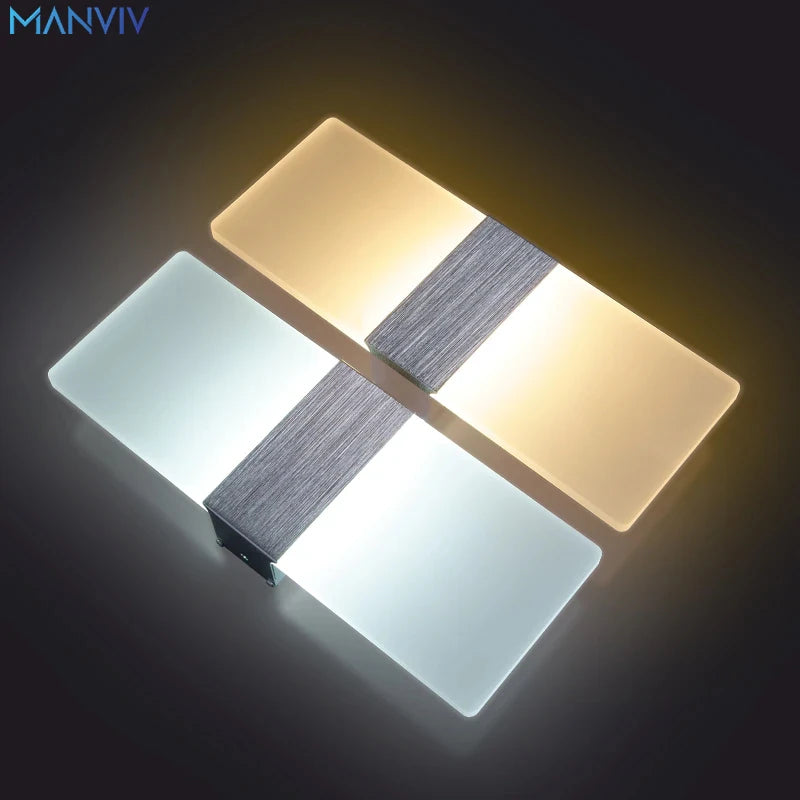 Modern LED Wall Sconce for Bedroom Bedside and Hallway Lighting