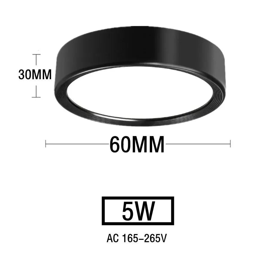 Modern Nordic Surface Mounted LED Spotlight for Residential and Commercial Lighting