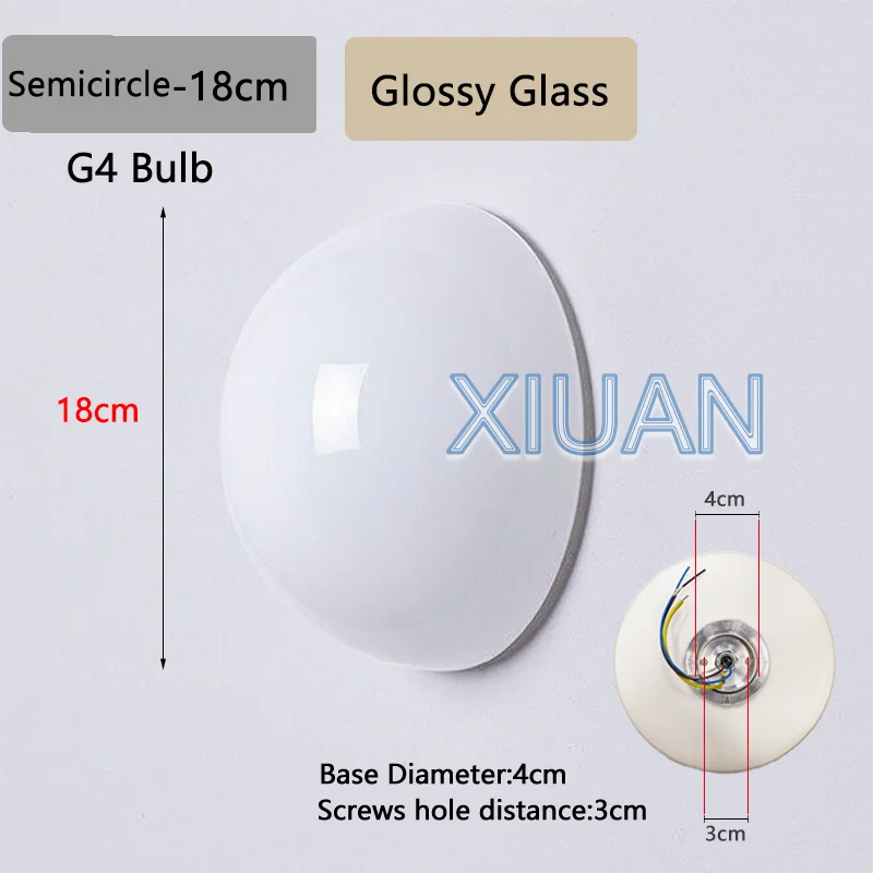 Bauhaus Glass Globe Wall Sconce for Modern Bedrooms and Bathrooms