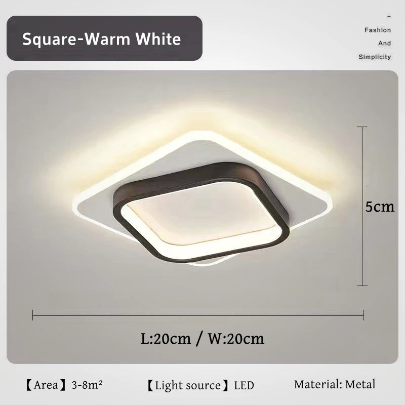 Modern LED Flush Mount Ceiling Light for Elegant Living Spaces
