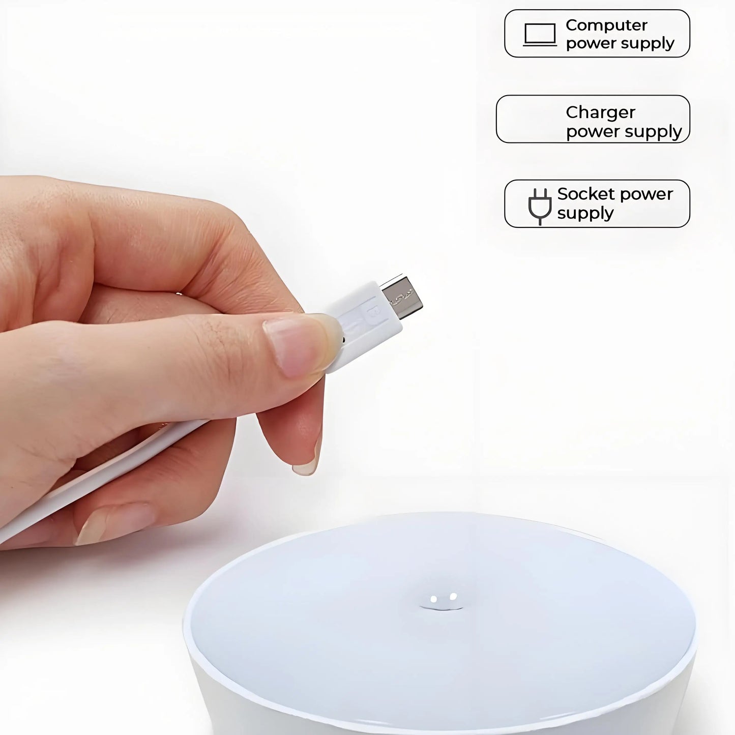 Wireless Motion Sensor LED Night Light for Home and Office Lighting