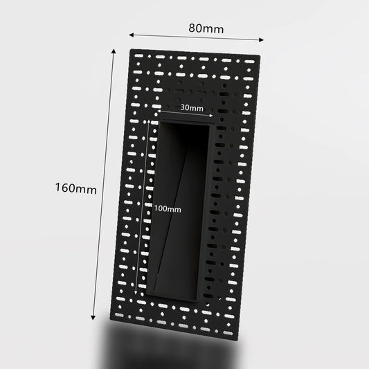 Motion Sensor Recessed Wall Light for Modern Staircases and Hallways