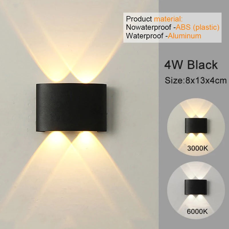 Modern LED Wall Sconce for Indoor and Outdoor Architectural Lighting