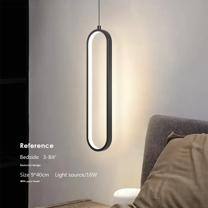Modern Minimalist LED Pendant Chandelier for Living Rooms and Restaurants