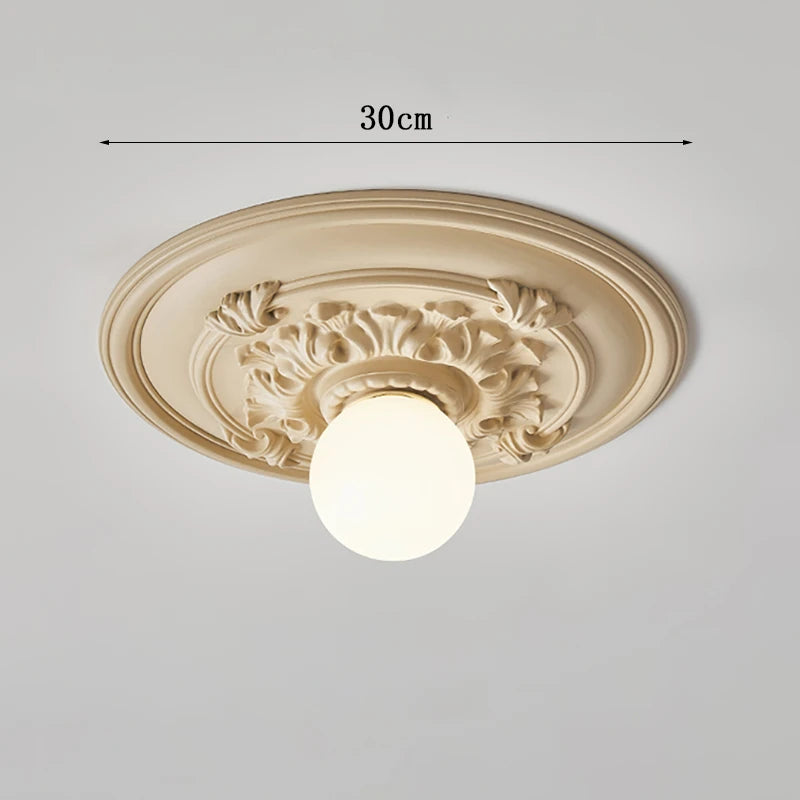 Vintage French Inspired Ceiling Light for Hallway and Living Room Elegance