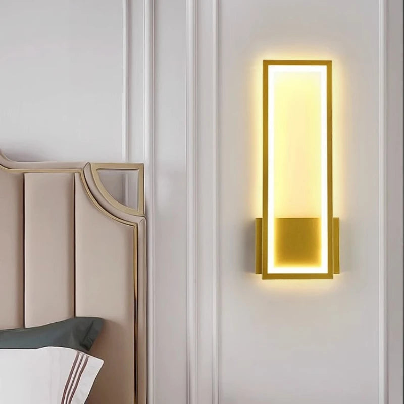 Modern LED Wall Sconce for Bedroom Bedside and Living Room Decor