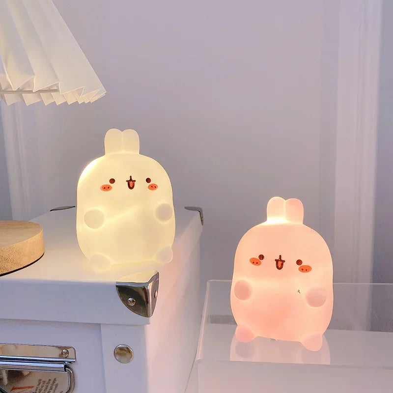 Decorative LED Rabbit Table Lamp for Nurseries and Children Bedrooms
