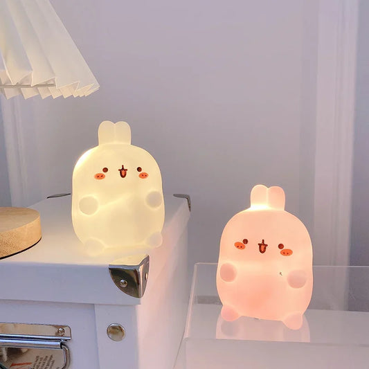 Decorative LED Rabbit Table Lamp for Nurseries and Children Bedrooms