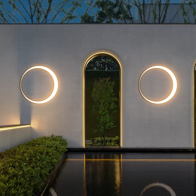 Modern LED Outdoor Wall Light for Garden and Patio Decor