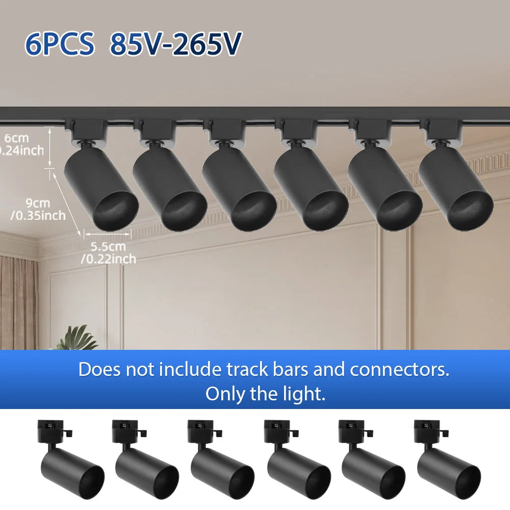 Modern LED Track Lighting Set for Kitchens and Commercial Retail Spaces