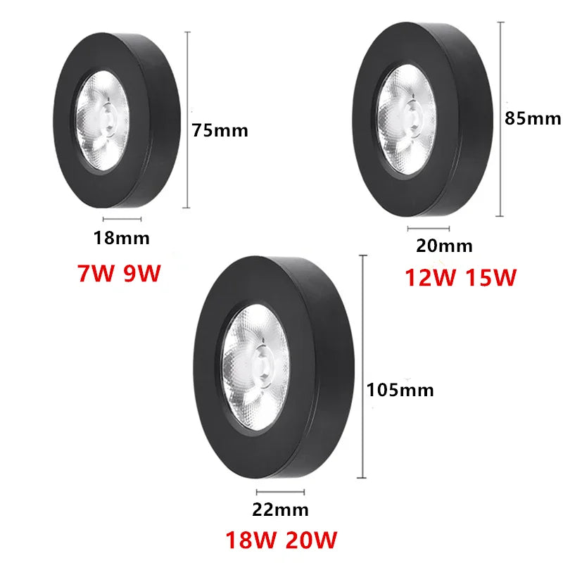 Ultra Thin Surface Mounted LED Downlight for Modern Residential and Office Interiors