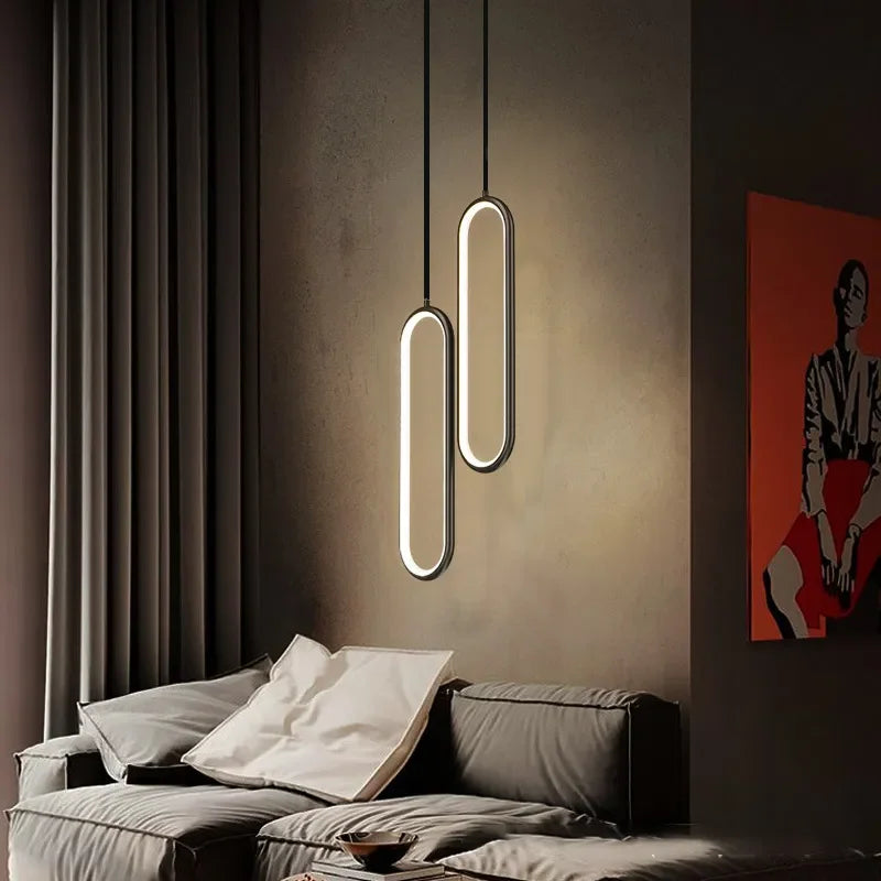 Modern Minimalist LED Pendant Chandelier for Living Rooms and Restaurants