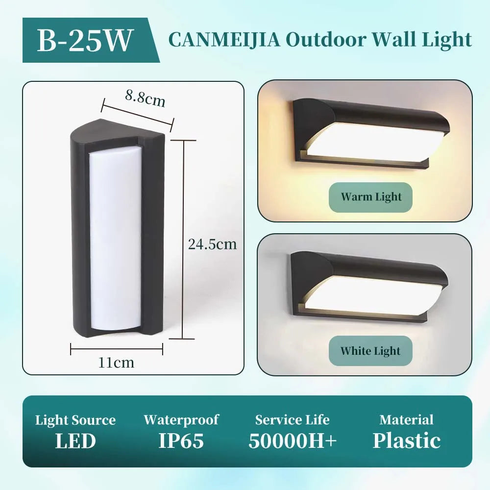 Modern Square LED Wall Sconce for Minimalist Outdoor and Indoor Lighting