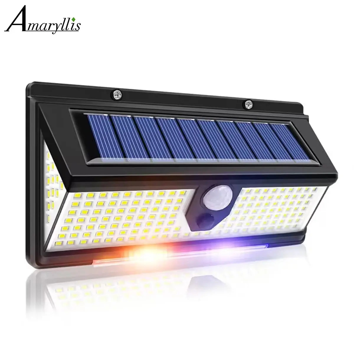 Modern Solar Motion Sensor Wall Light for Gardens and Outdoor Security