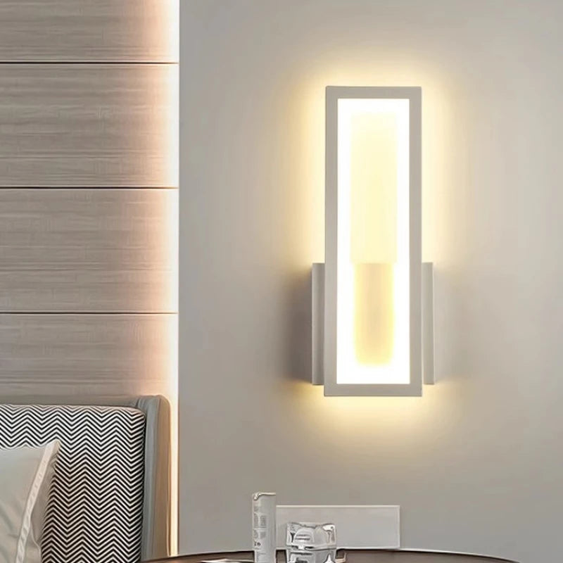 Modern LED Wall Sconce for Bedroom Bedside and Living Room Decor