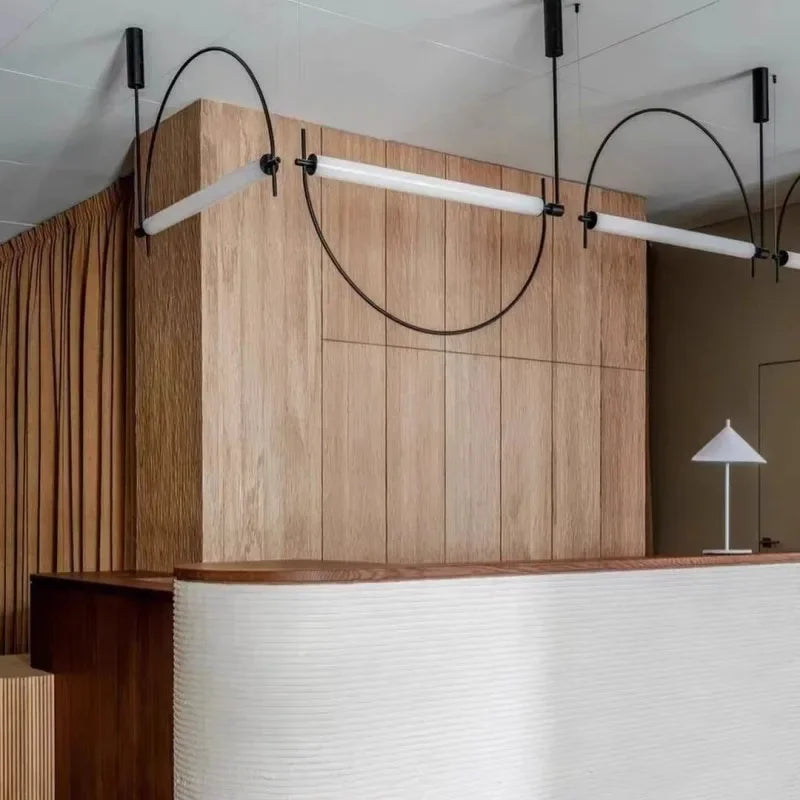 Minimalist LED Pendant Chandelier for Modern Living Rooms and Offices